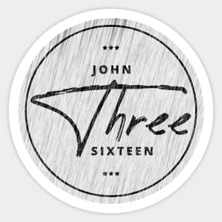 John 3:16 Sticker